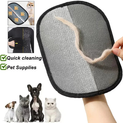 Pet Hair Remover Glove – Tierhaar-Entferner Handschuh für Hunde & Katzen