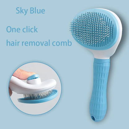 Self-Cleaning Pet Grooming Brush – For Dogs & Cats