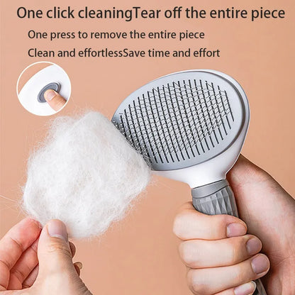 Self-Cleaning Pet Grooming Brush – For Dogs & Cats