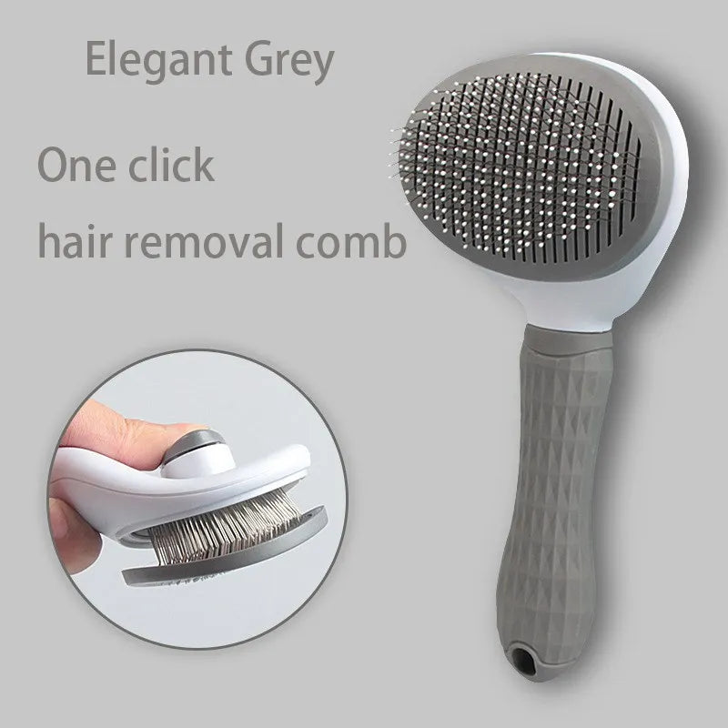 Self-Cleaning Pet Grooming Brush – For Dogs & Cats