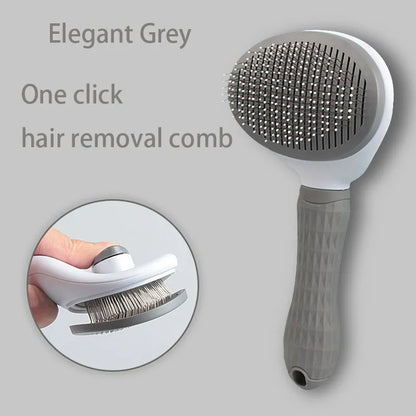 Self-Cleaning Pet Grooming Brush – For Dogs & Cats