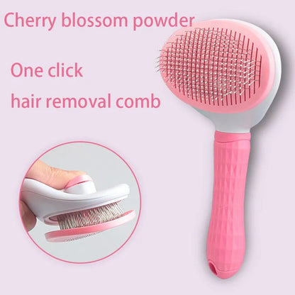 Self-Cleaning Pet Grooming Brush – For Dogs & Cats