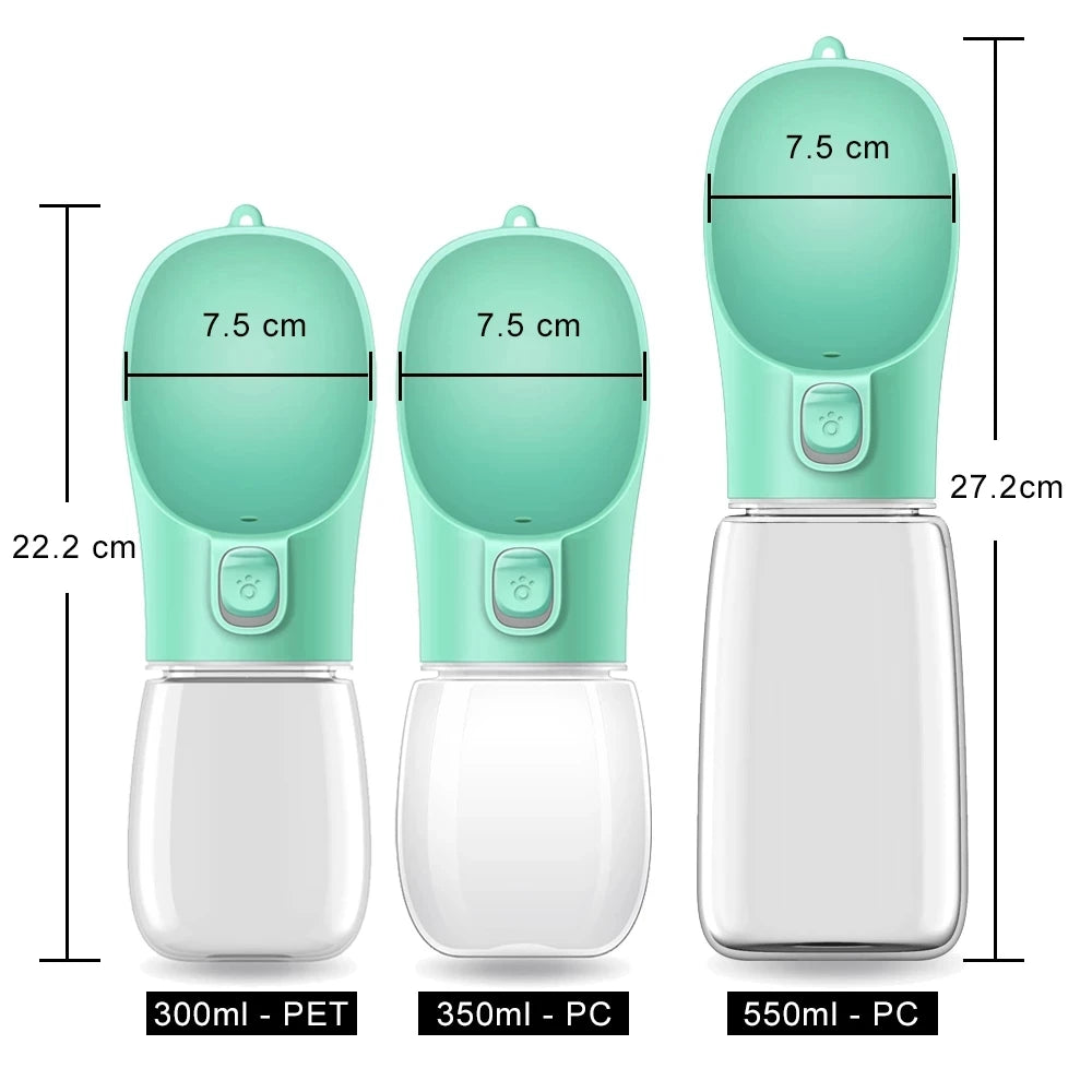 Portable Dog Water Bottle – Leakproof Travel Water Dispenser